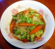 Cabbage Chop Suey recipe