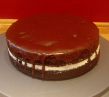 chocolate cream cake form the 1940's